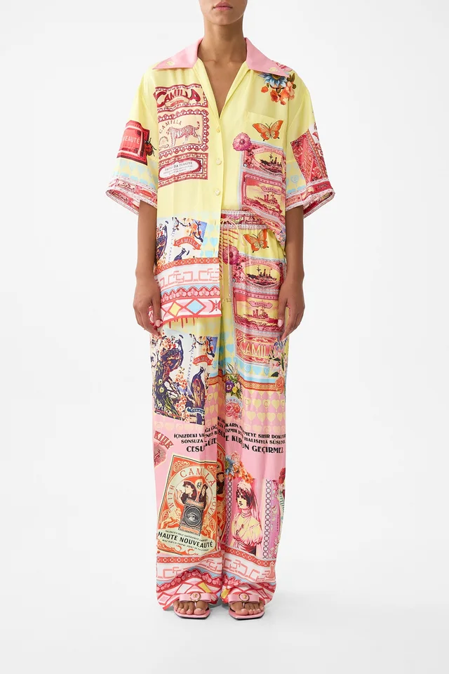 Camilla eBoutique OVERSIZED SHIRT WITH POCKET COLLAGE KINGDOM from CAMILLA, photo 1 of 1