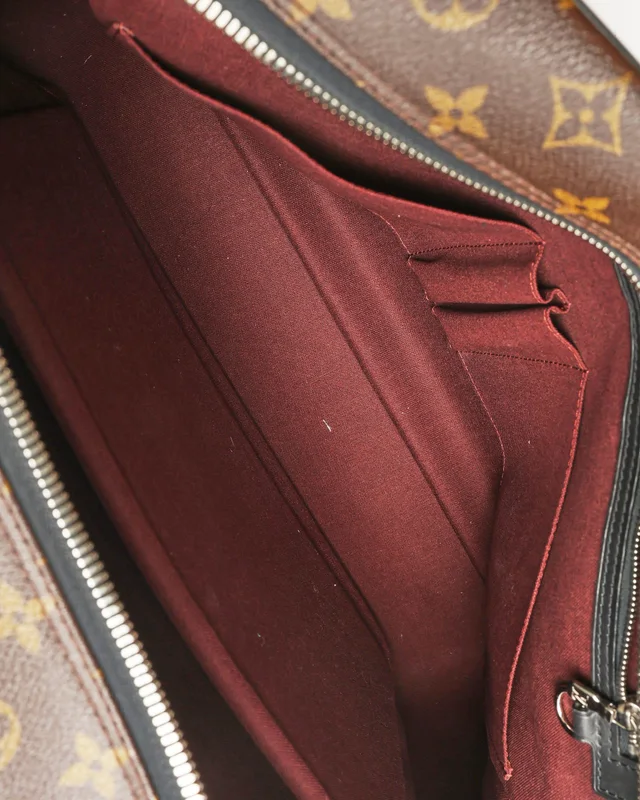 Louis Vuitton Monogram Macassar Porte Documents Voyage GM Business Bag from A Retro Tale, photo 7 of 11