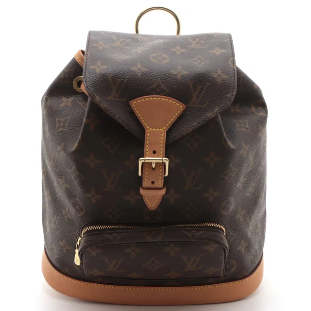 Louis Vuitton Montsouris MM Monogram Backpack in Leather from The Reluxe
