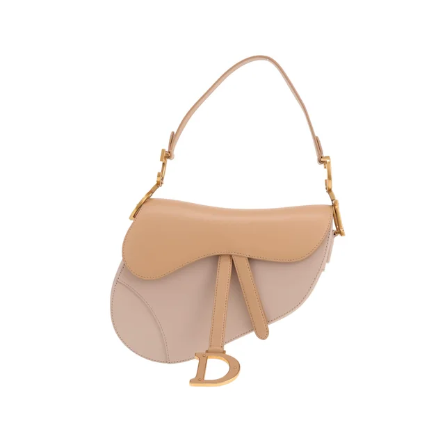 Dior Saddle handbag in Beige Leather from Collector Square, photo 2 of 5