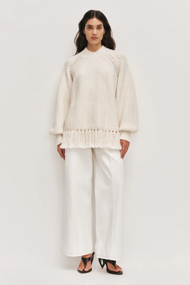 AJE Brette Knit Jumper in Beige from Aje, photo 1 of 1