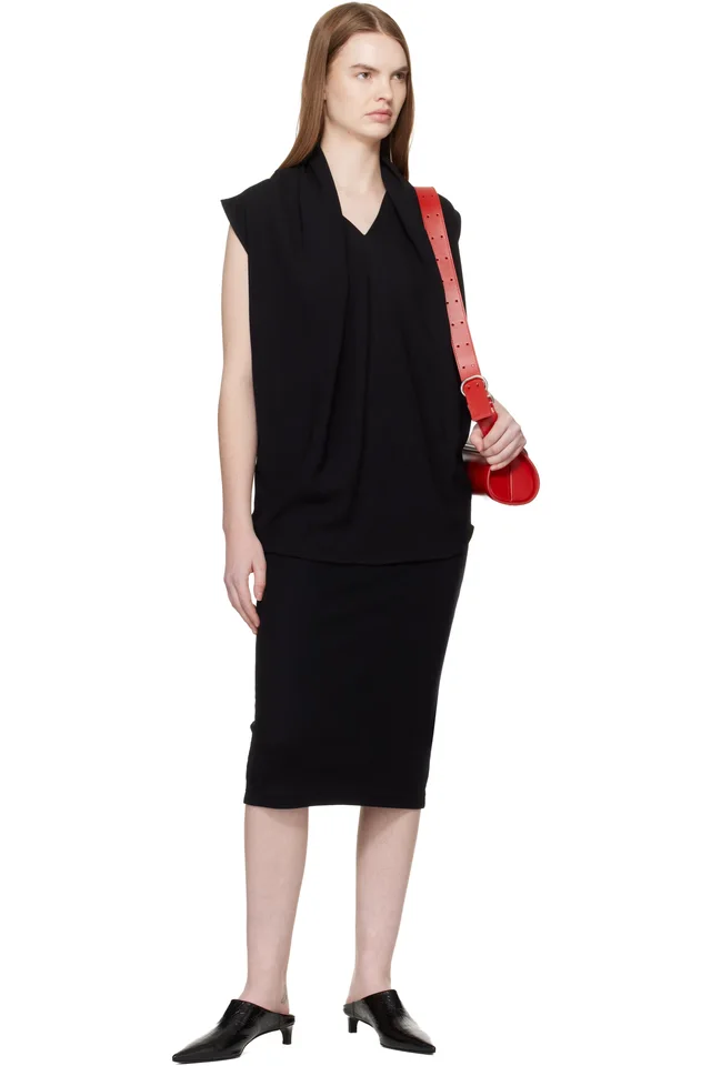Jil Sander Red Small Cannolo Bag, photo 4 of 4 from SSENSE