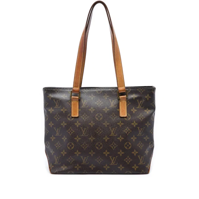 Brown Louis Vuitton Monogram Cabas Piano Tote Bag in Brown Coated canvas from Designer Revival