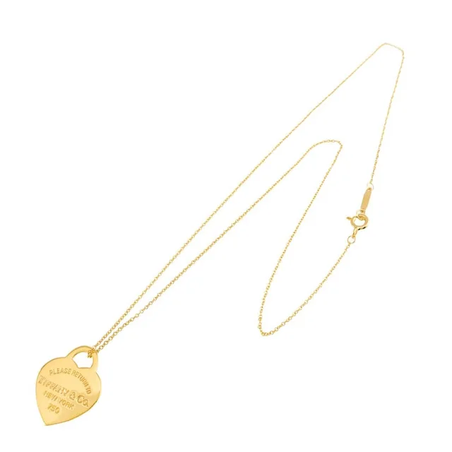 Tiffany & Co. Return to Heart Necklace 18K Yellow Gold 750 in Yellow from Luxury Promise, photo 2 of 2