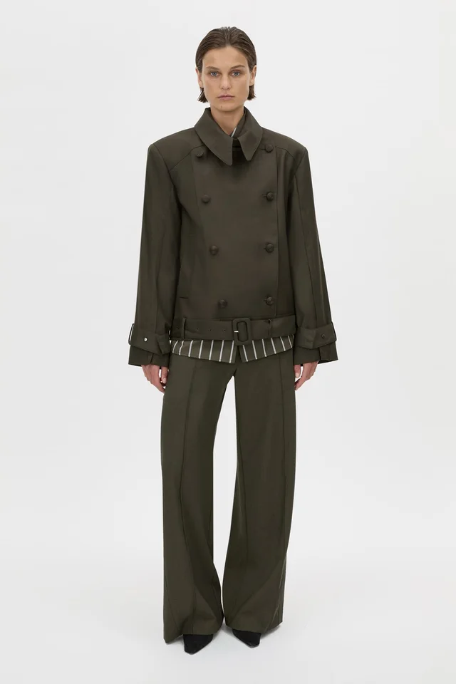 C&M CAMILLA AND MARC SALE Tari Short Trench Jacket in Beige from Camilla and Marc, photo 1 of 1