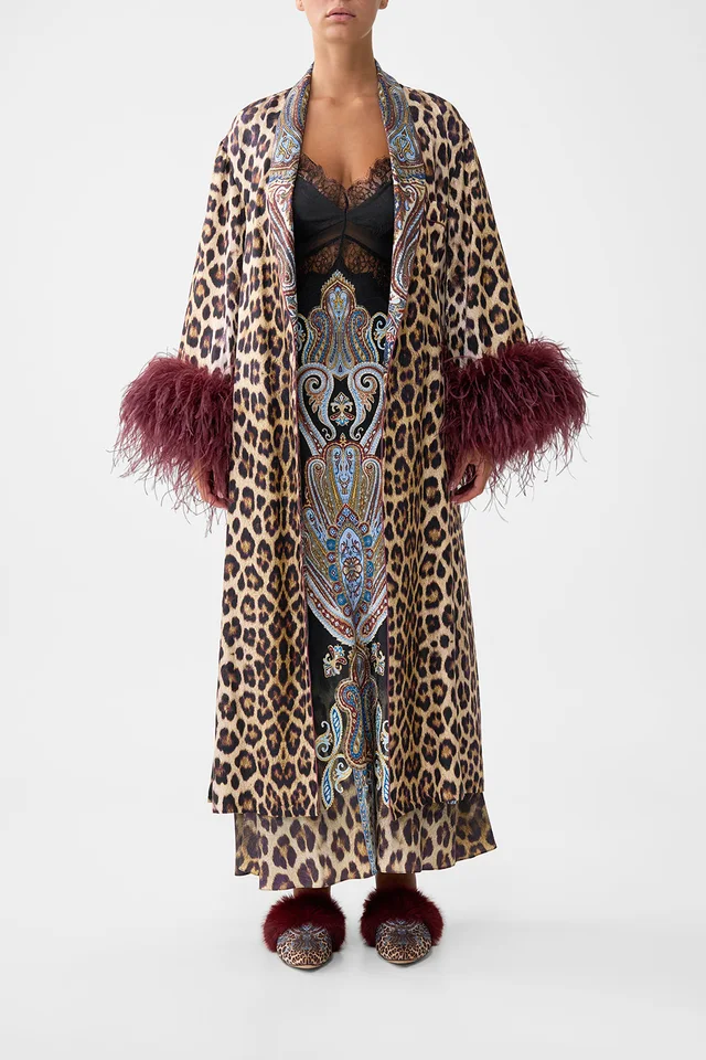 Camilla eBoutique LONG ROBE WITH FLARED SLEEVE ISTANBUL ANIMALIA from CAMILLA, photo 1 of 1