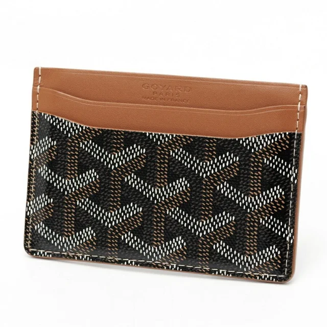 Goyard Saint-Sulpice Card Case Stsulppmlty01cl03x Goyardine Canvas Vouselle C... in black Canvas from Poshmark, photo 1 of 1