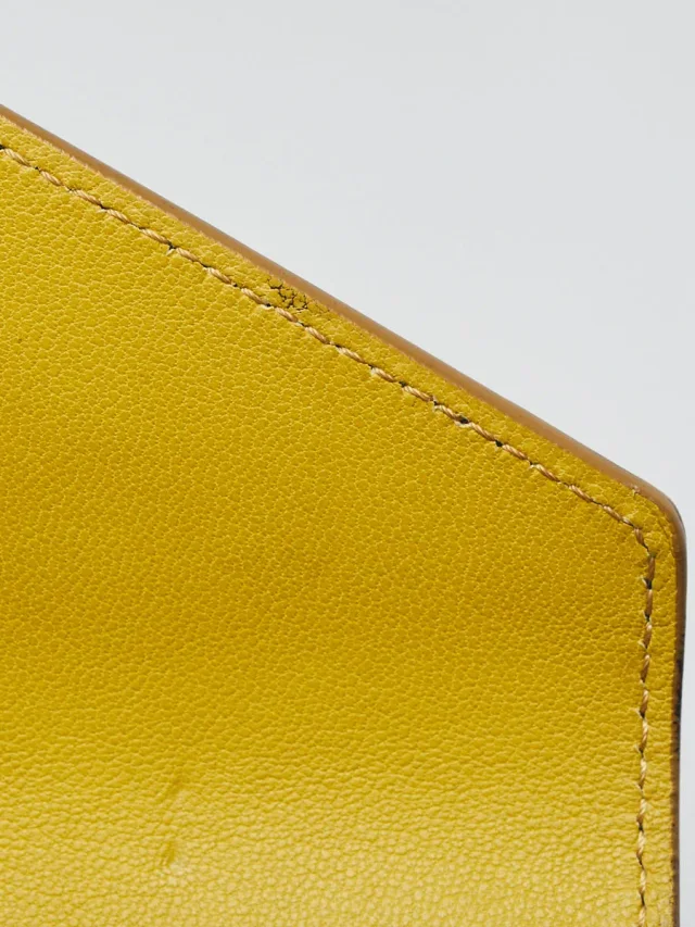 Celine Dark Blue Leather Envelope Pocket Wallet in Blue Leather from Yoogis, photo 8 of 8