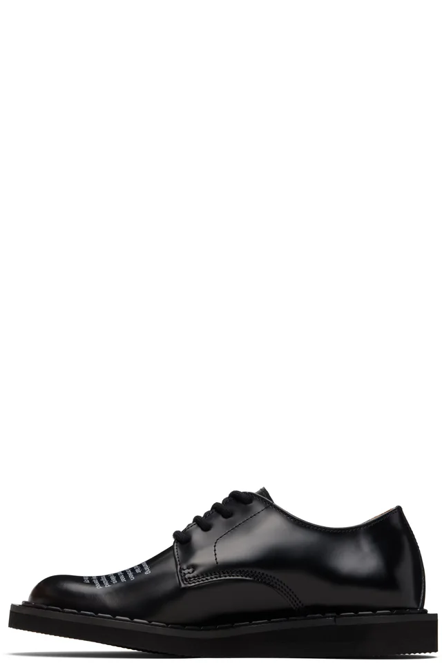 George Cox Black UNDERCOVER Edition 4 Eyelet Derbys, photo 3 of 5 from SSENSE