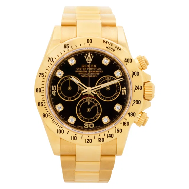 Unused Rolex Daytona 40mm 116528H in Yellow Gold from Gray And Sons