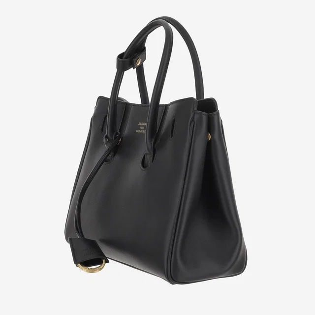 Balenciaga Shoulder Bag — Black Domesticated Calf Leather in Black Calfskin from HEWI