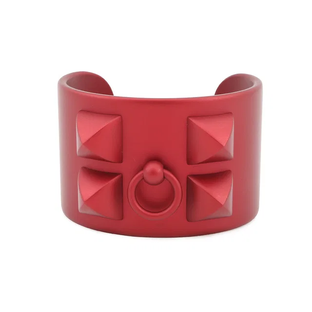 Hermès Coryedosian Bangle Size S Red SunsetAluminium in Red from GALLERY RARE