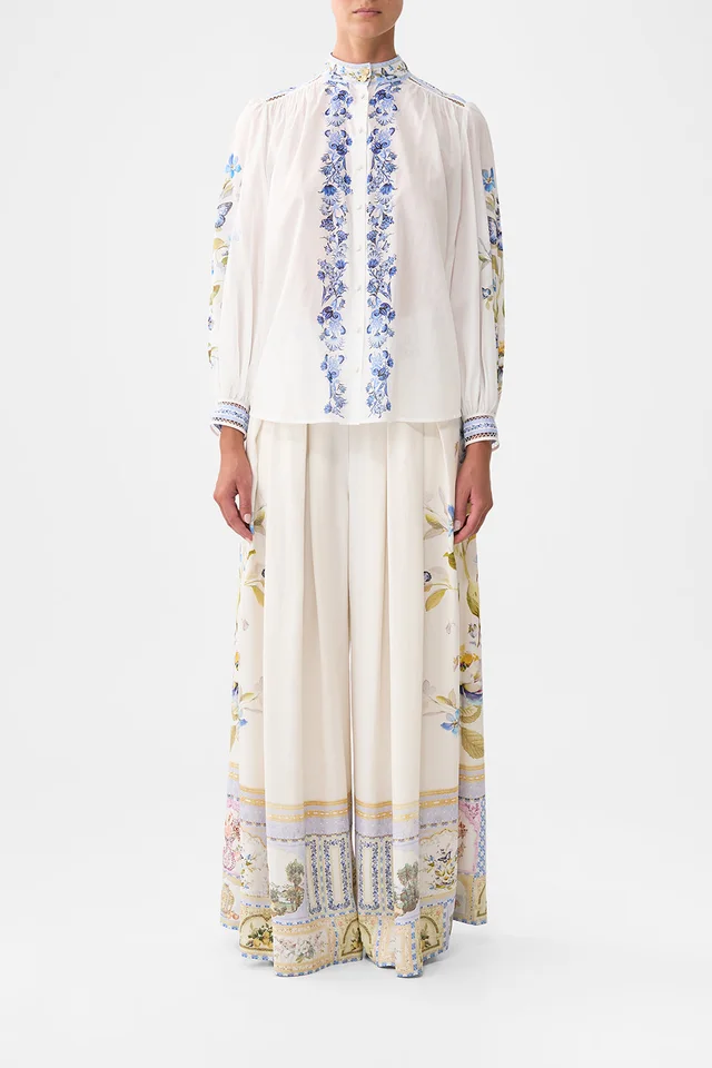 Camilla eBoutique HIGH NECK BUTTON THROUGH BLOUSE BOTANICAL BALLADS from CAMILLA, photo 1 of 1