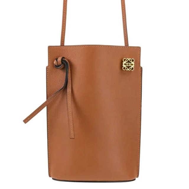 Loewe Anagram Dice Pocket Leather Shoulder Bag 062304 Brown in brown|red Leather from Poshmark