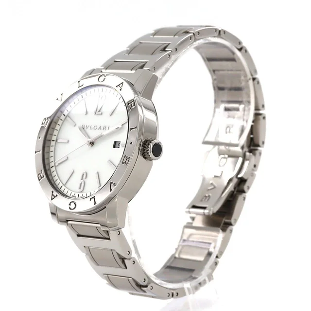 BVLGARI BVLGARI BB41S/BB41WSSD SS Automatic in Dial color: white Case: stainless steel Bracelet: stainless steel from KOMEHYO, photo 2 of 2