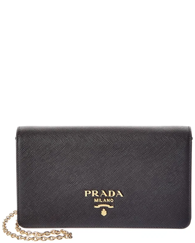 Prada Logo Saffiano Leather Crossbody, image 1 of 1 from Gilt