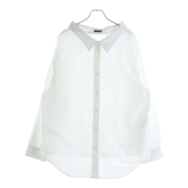 Balenciaga Oversized Off Shoulder Cotton Poplin Shirt Long Pickpocket from The Reluxe