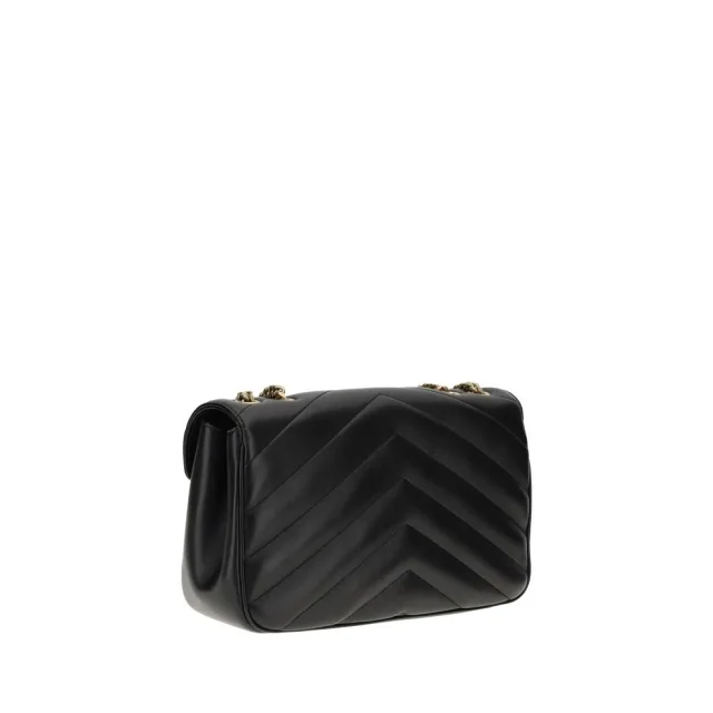 Saint Laurent Black Lamb Ovis Aries Shoulder Bag in Black Leather from HEWI, photo 3 of 4
