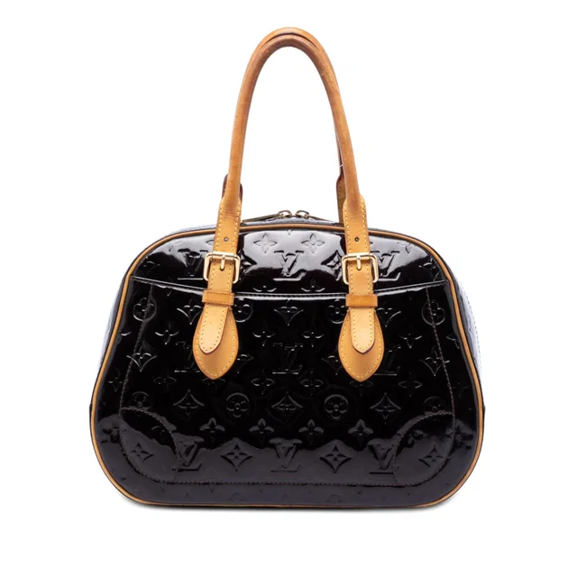 Purple Louis Vuitton Monogram Vernis Summit Drive Handbag in Purple Leather from Designer Revival