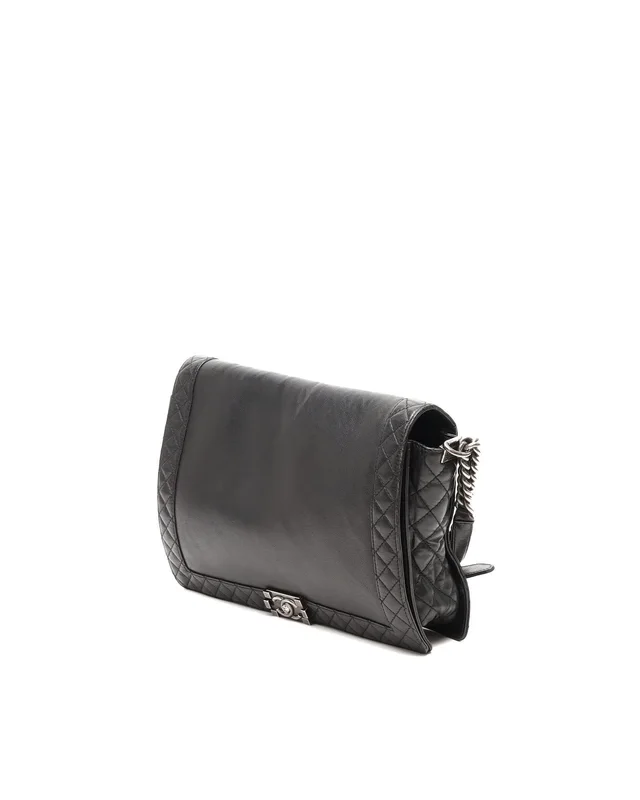 Chanel XL Reverso Boy Flap Bag in Leather from A Retro Tale, photo 2 of 9