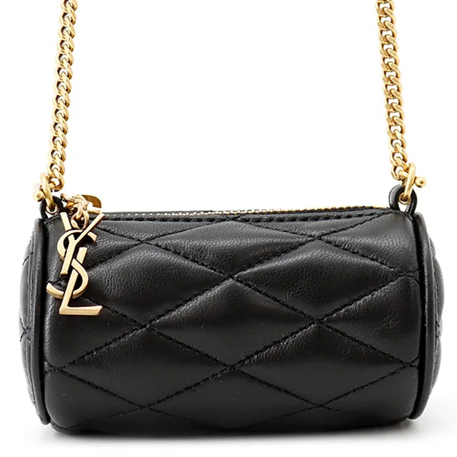 Saint Laurent Micro Tube Bag Black796296 AAAJU 1000 Lambskin Size Ultramicro in Lambskin from GALLERY RARE