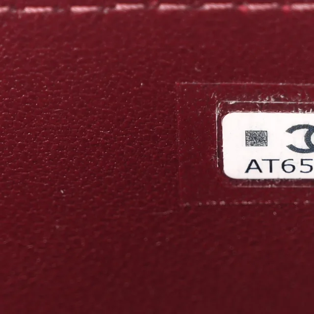 Chanel Crocodile Embossed Crococo Small Top Handle Vanity Case in Burgundy Calfskin from FASHIONPHILE, photo 7 of 11