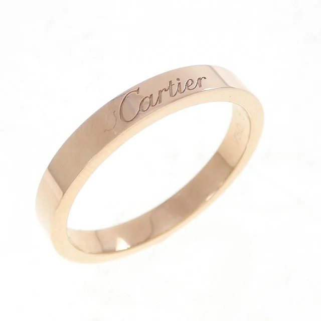 C de Cartier wedding ring in 750 pink gold from KOMEHYO