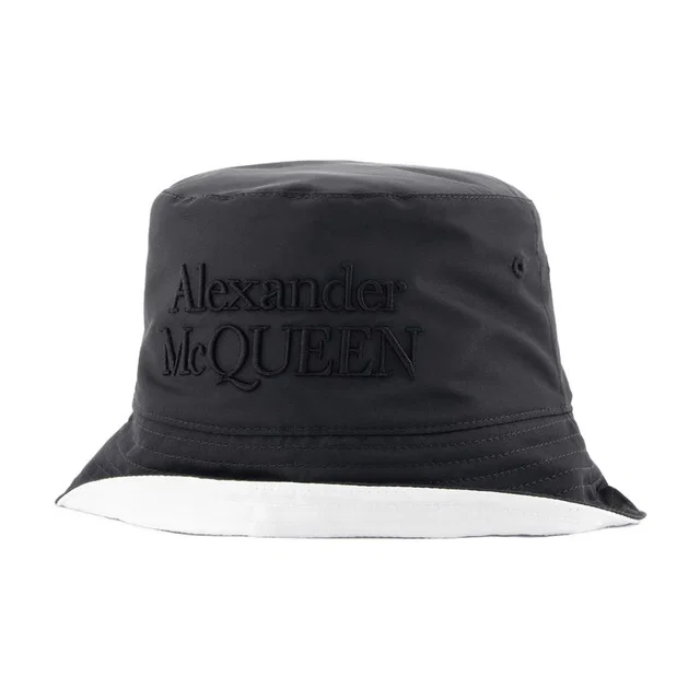 Alexander McQueen 7757954404q1077 Bucket Hat — Black Others in Black from HEWI