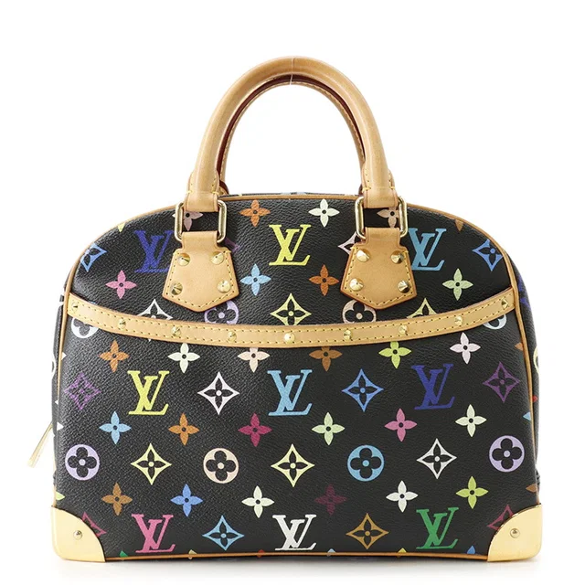Louis Vuitton Trouville Noir/BeigeM92662 Monogram・Multicolor in Black Leather from GALLERY RARE