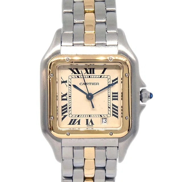 Cartier Panthere MM 1-Row Ref.W2502885 Quartz Watch 18KYG SS from AMORE Vintage Tokyo