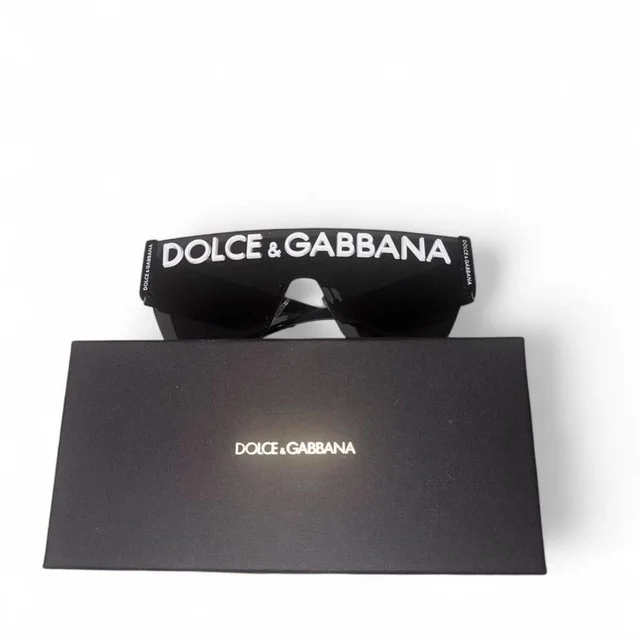 Dolce & Gabbana Women's Sunglasses - Black in black from Depop, photo 1 of 1
