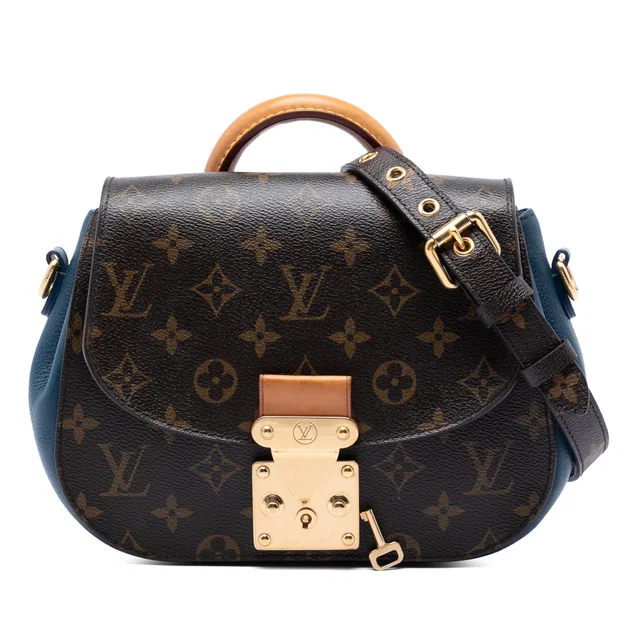 Blue Louis Vuitton Monogram Eden PM Satchel in Blue Coated canvas from Designer Revival, photo 1 of 1