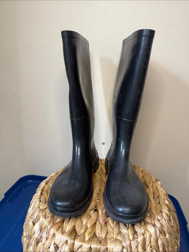 Diesel Only The Brave Black Tall Waterproof Rain Boots in black from Poshmark