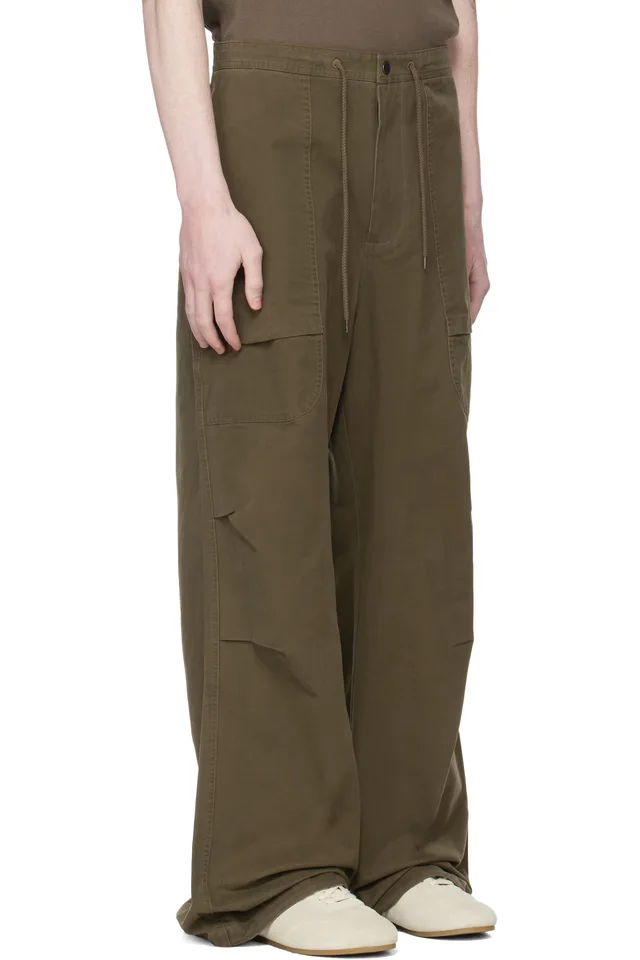 Entire Studios Khaki Barren Cargo Pants, photo 2 of 4 from SSENSE