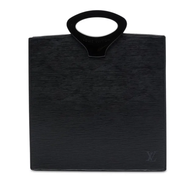 Black Louis Vuitton Epi Ombre Tote Bag in Black Leather from Designer Revival