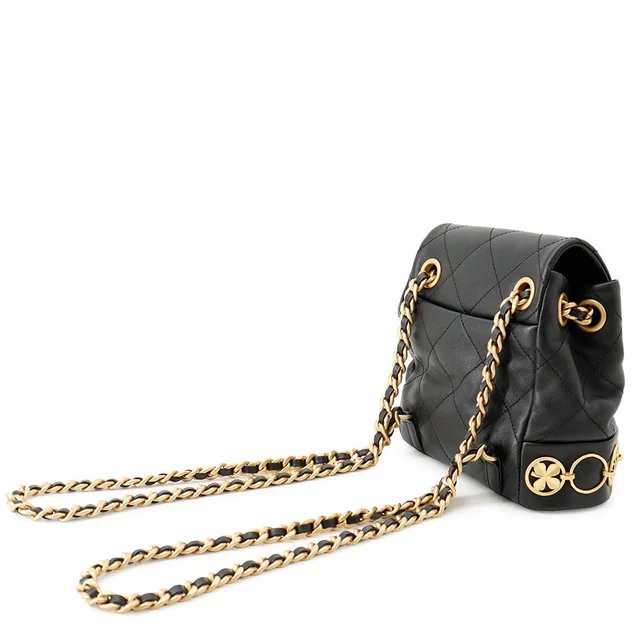 Chanel Matelasse IconChain Backpack BlackAS4275 Leather in Leather from GALLERY RARE, photo 2 of 2