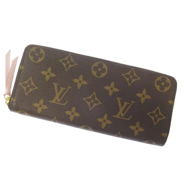 Louis Vuitton Portefeuille Clemence Rose BallerineM61298 Monogram in Pink Clemence leather from GALLERY RARE