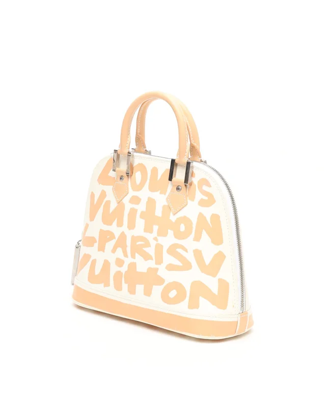 Louis Vuitton Stephen Sprouse Graffiti Alma MM Bag in Leather from A Retro Tale, photo 3 of 14