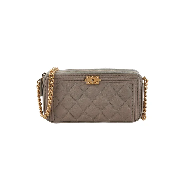 Chanel Two Toned Clutch on Chain from The Purse Affair