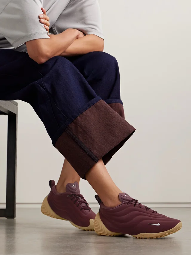 NIKE Astra Ultra quilted brushed-shell sneakers in Red, photo 2 of 2 from NET-A-PORTER (Canada)