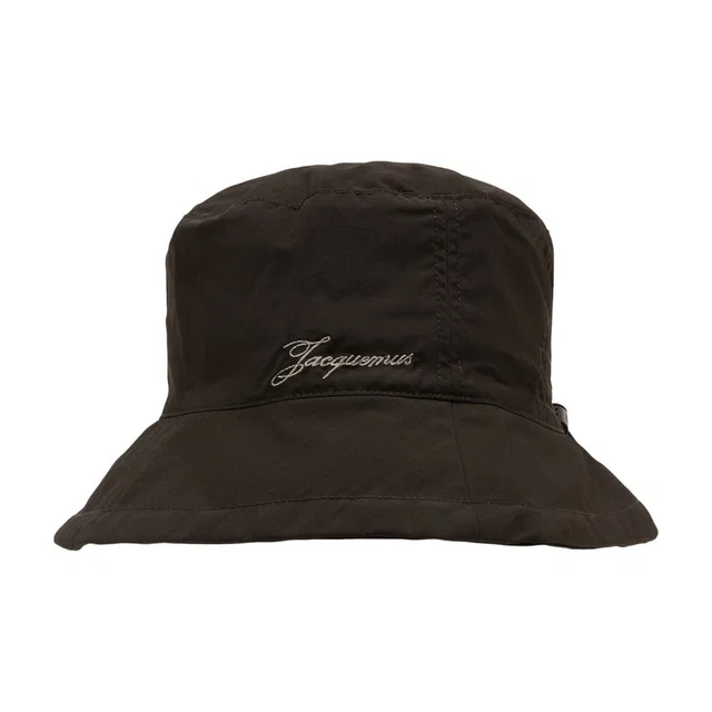 Jacquemus Acu00812aw00645-880 Bucket Hat — Brown Synthetic in Brown from HEWI