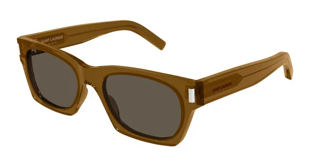 Saint Laurent Sl Sunglasses — Brown Acetate in Brown from HEWI