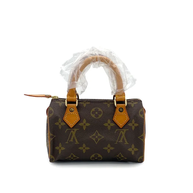 Louis Vuitton Monogram Mini Speedy Hand Bag Brown M41534 in Brown Coated canvas from Luxury Promise, photo 2 of 2