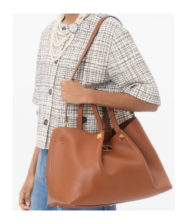 Valentino Gravani Rockstud Large Shopping Bag, photo 4 of 7 from SENSER