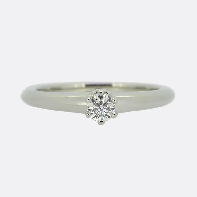 Tiffany & Co. 0.15 Carat Diamond Engagement Ring from The Vintage Jeweller
