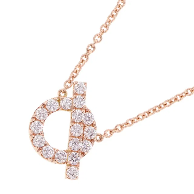 Hermès Finesse NecklaceH219315B 00 18K Pink Gold in Pink from GALLERY RARE