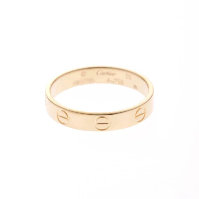 Cartier Mini Love YG 55 Ring 18k Yellow Gold 18k in Yellow from The Reluxe
