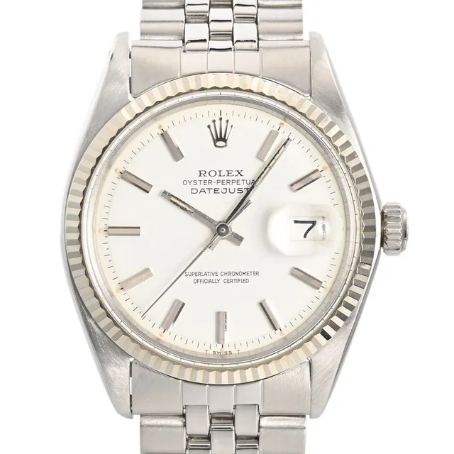 Rolex Watch Datejust White Gold in White from The Reluxe