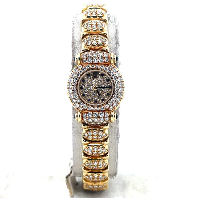 Audemars Piguet Vintage Diamond Dial Ladies Watch 83345 in yellow|gold from Jomashop.com