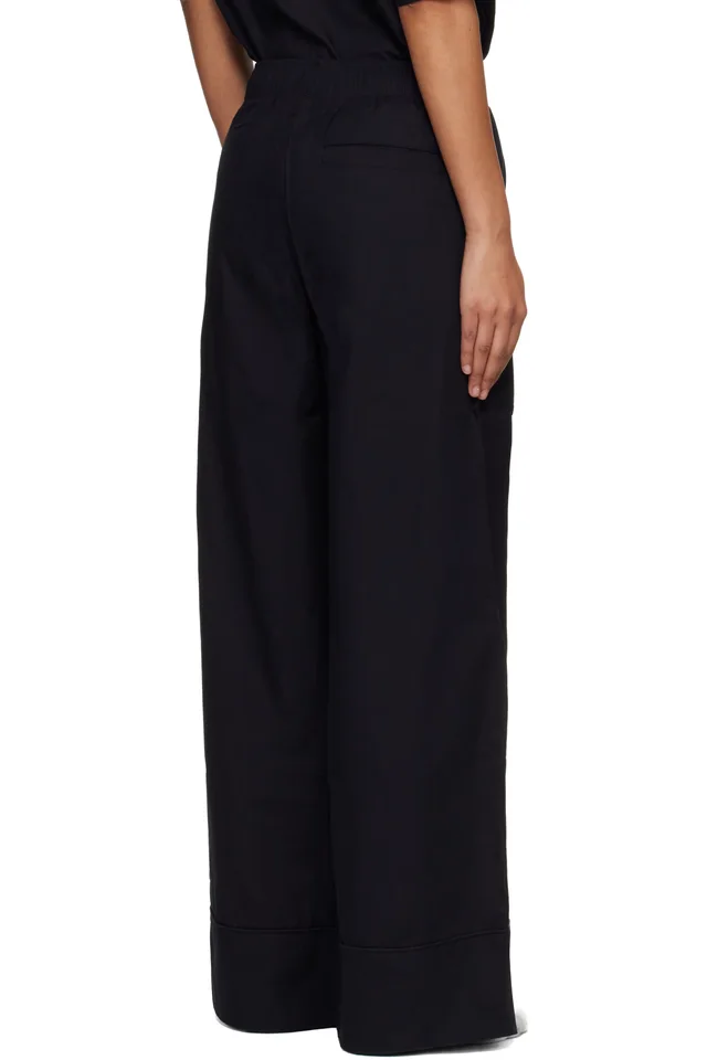 Entire Studios Black Pajama Lounge Pants, photo 3 of 4 from SSENSE